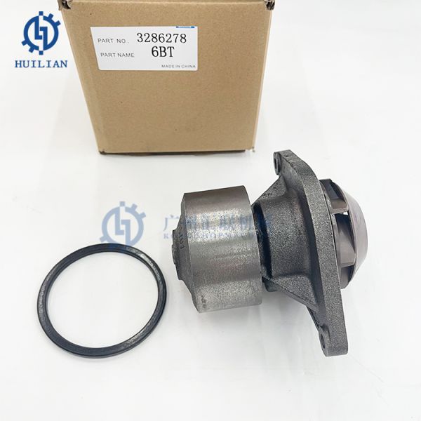 Cummins 3286278 Excavator diesel Engine Spare Parts Water Pump for Construction Machinery Excavator Engine Accessories 6BT Water Pump