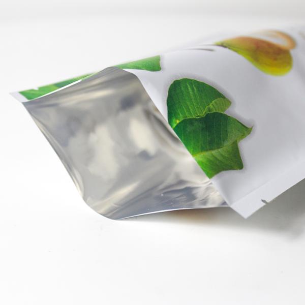 Sun Dried Santol Aluminum Foil Printed Bakery Bags Open Top Food Grade