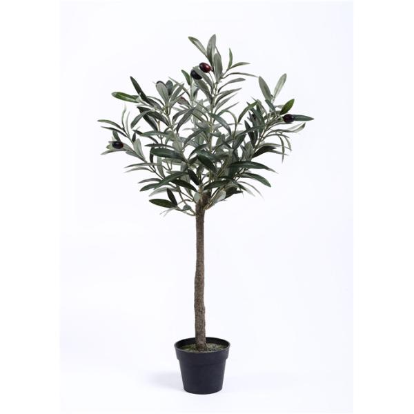 Potted Artificial Olive Tree Bonsai 83CM YC107-5 Stunning Crafted Plastic Silk Material