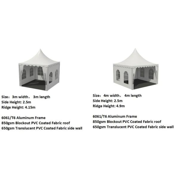 Алюминиевая пагода навес палатная рама для коммерческих мероприятий Большие свадебные промо-шоу и т.д.