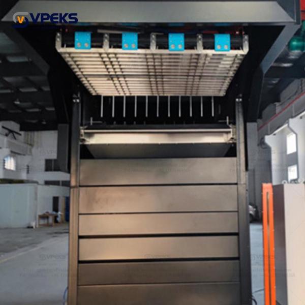 Black Depalletizer Machine For Unpacking Food And Building Materials
