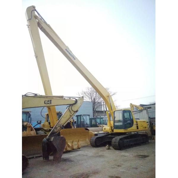 Second Hand Komatsu PC220 Excavator With 20m Long Boom