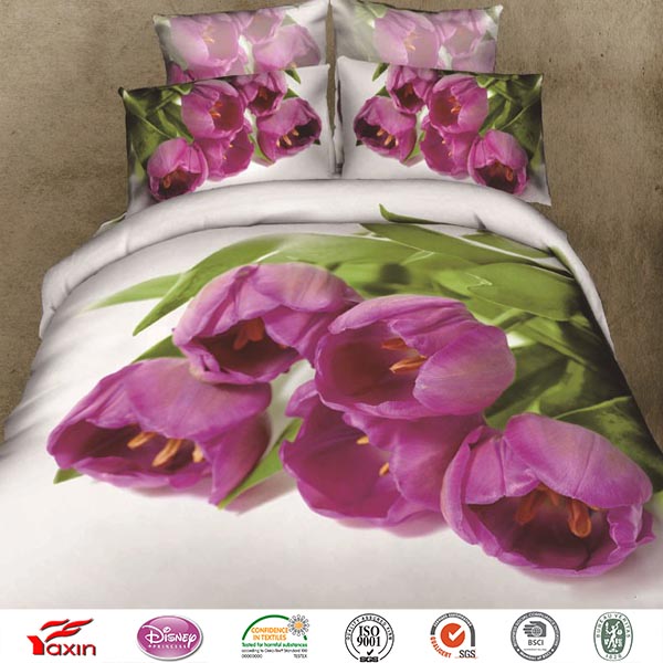 Hot sale Flower Kids single sets,China Microfiber bedding sets factory