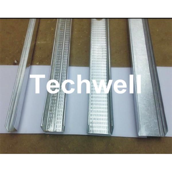 Rollo del corredor del metal U de 10 estaciones que forma la máquina para el perno prisionero/la pista de acero ligeros