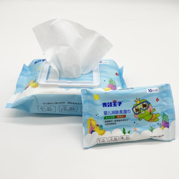 Single Package Disposable Wet Wipes Customized Logo Private Label
