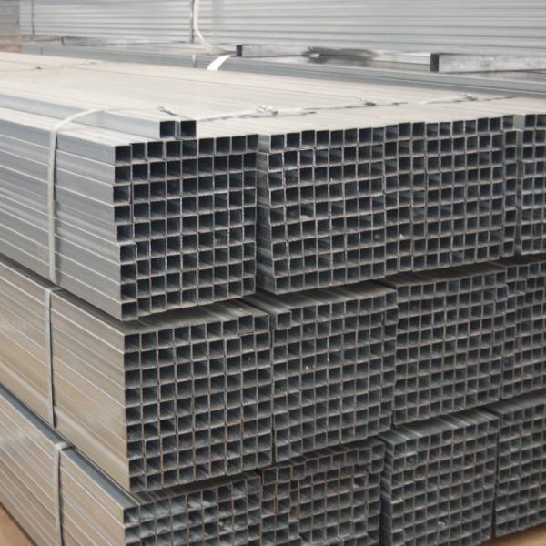 JIS G3466 Galvanized Black Square Steel Pipe Q345 Seamless Tubing