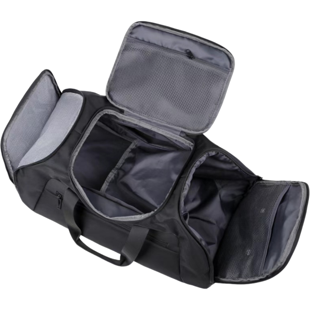 Men's Oxford Convertible Shoulder Bag to Backpack with Shoe Compartment Large Capacity Travel Gym Duffle