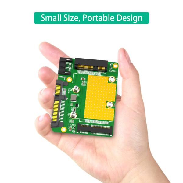 Настроенный USB Dual Msata SSD к Dual SATA3 адаптер Новая версия