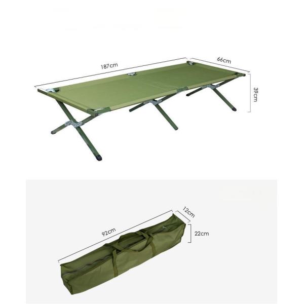 Outdoor Camping Tactical Accessories Single Person tactical Style Camp Bed tactical Green