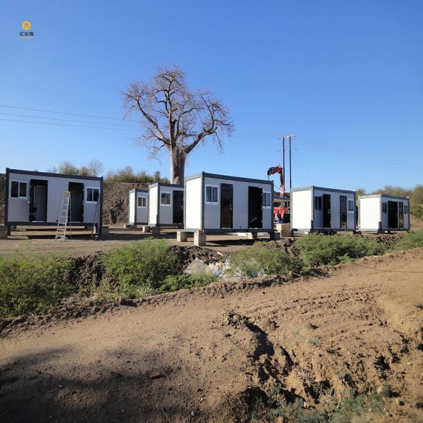Q355 Q235 Modular Container Buildings for Hotels with Glass Wool Panels