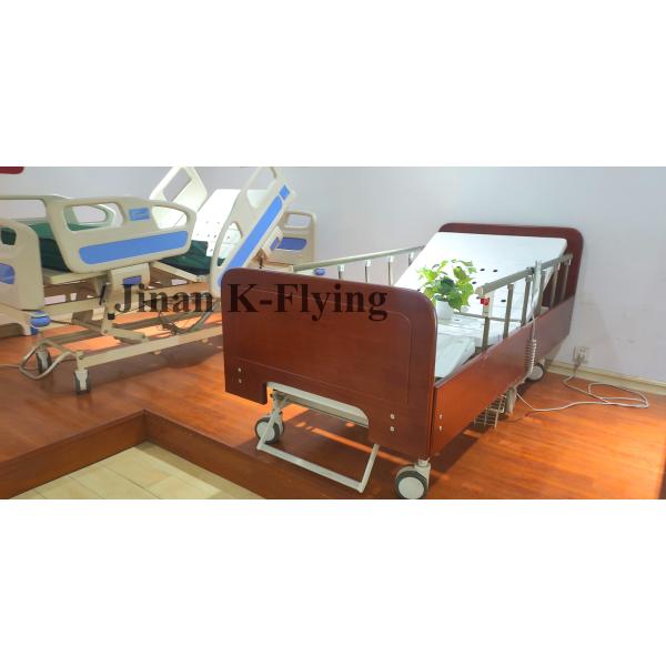 L2180mm Solid Wood Electric Nursing Bed For Home Care