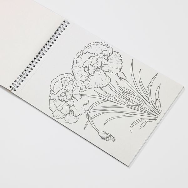 Offset Printing Stress Relieving Coloring Books Fade Resistant Wire O Bound Book OEM With Tearing Line