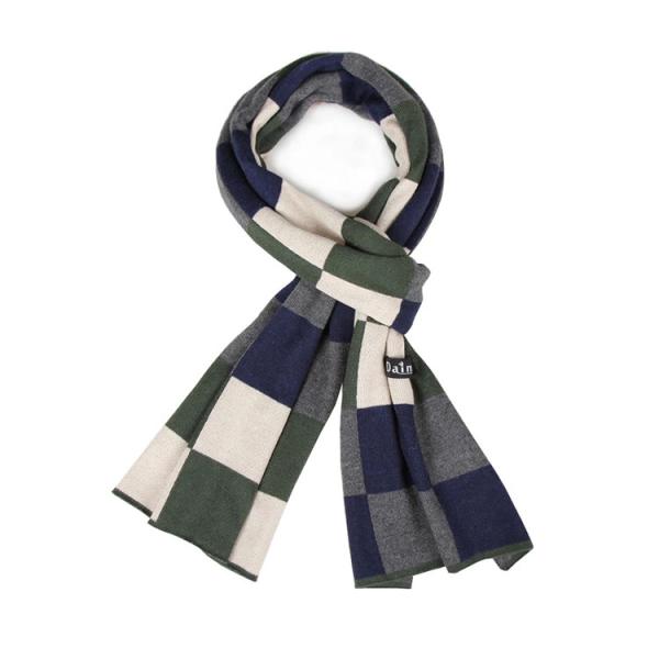 Fashion scarves  high quality acrylic men check scarf for winter