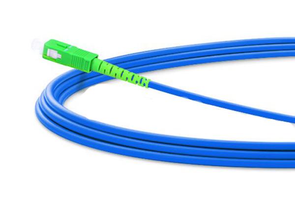 CPR 3.0mm LC Fiber Jumper , Duplex Armored Fiber Optic Patch Cable