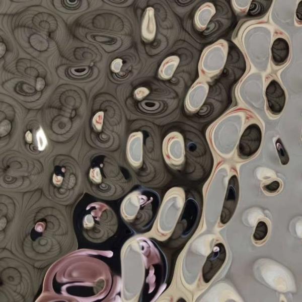 Wall Pannel Application 201 304 316L 430 Stainless Steel Water Ripple Pattern Sheets