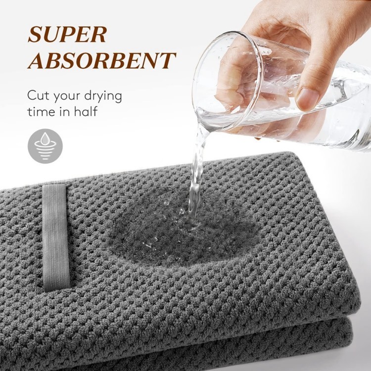 Multi-Color Super Absorbent Fast Drying Microfiber Hair Towel Wrap