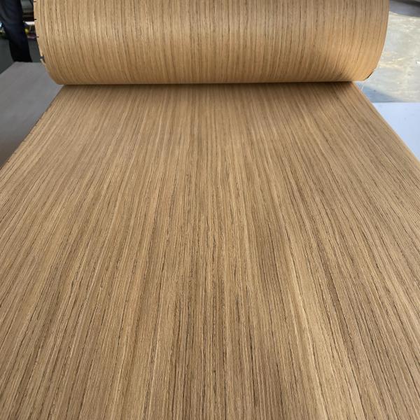 Furniture Grade Engineered Teak Wood Veneer 0.4mm Moisture Content 8%±2%