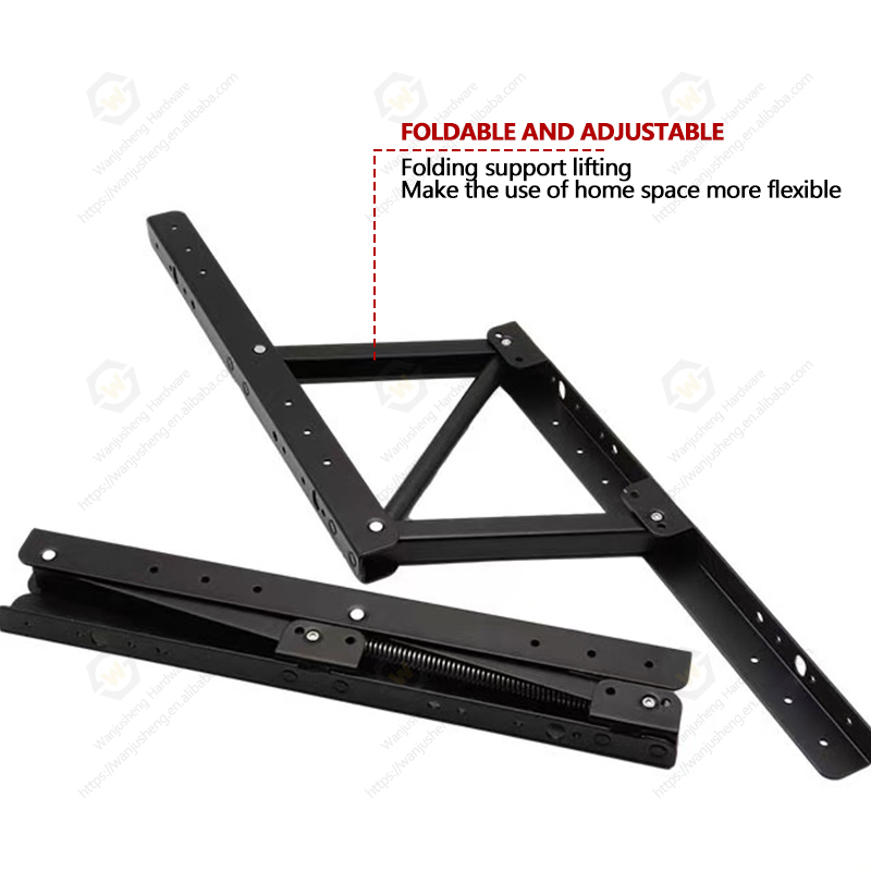 Modern Metal Top Coffee Table with Elevator-Lifting Mechanism for Dining Living Room or Bedroom