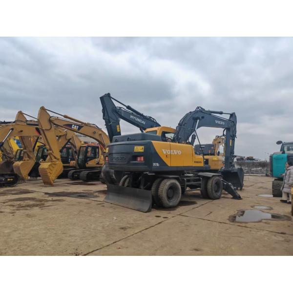 Used Volvo EW170BLC Wheel Excavator Hot Sale In South American