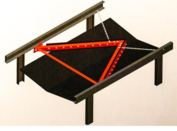 Polyurethane V Plough Belt Cleaner Return Side Conveyor Belt Scraper