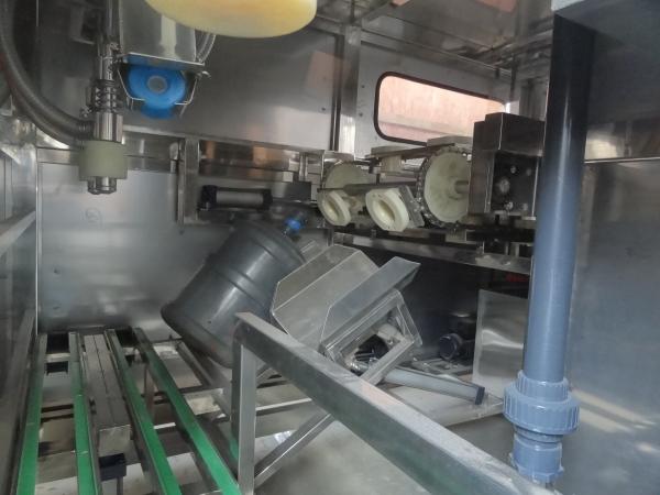 20 Liter Barrel 5 Gallon Water Filling Machine PLC Control 500 - 800 L / Hr
