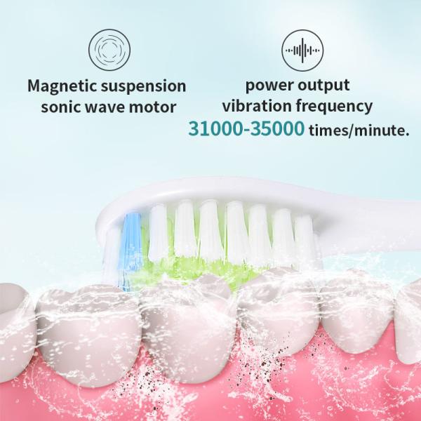 Multifunctional 1200mAh Travel Electric Toothbrush Intelligent Portable