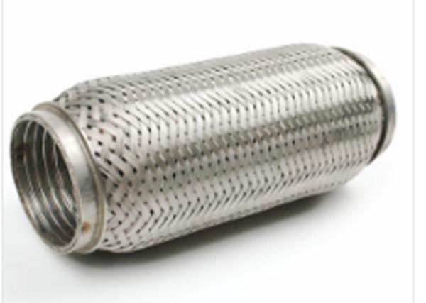 64 X 90mm Auto Exhaust Flexible Pipe With Interlock 444 + 409L Material