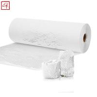 Papel del panal del rollo de los 38CM*30M White Kraft Packaging para envolver