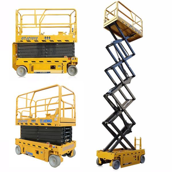 o automóvel GTJZ1012 bonde de 3kw 12m Scissor a plataforma do elevador/trabalho aéreo