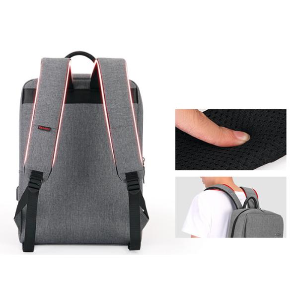 Business Large Capacity USB Laptop Backpack Bag , Anti Theft Backpack With USB Charger , Travel Backpack
