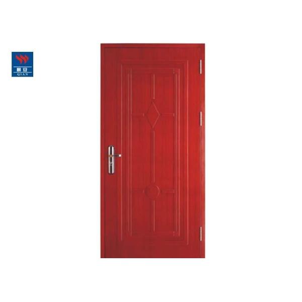 Interior Fireproof Solid Wood Door Single carved Fire Rated Wood Door Fire Door