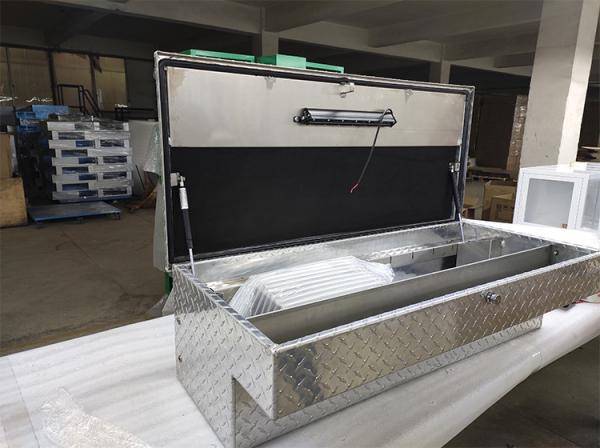 Caixas de ferramentas de alumínio soldadas do lado do caminhão do armário de armazenamento Lockable para a segurança
