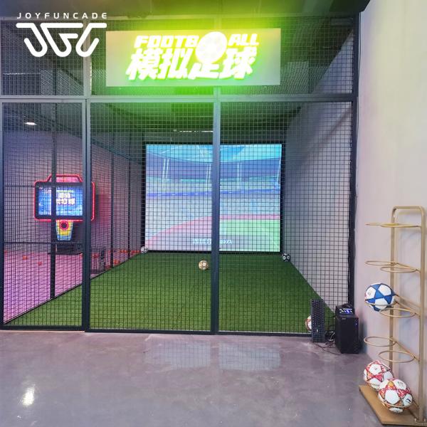 Interactive Football Sport Simulator for Indoor Arcade Entertainment
