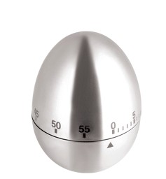 Egg-shaped Stainless steel cooking timer SHKT-8037,kitchen timer