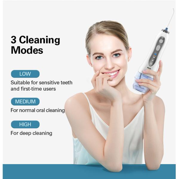 Водоустойчивый Interdental уборщик зуба IPX7, бесшнуровая перезаряжаемые шайба двигателя