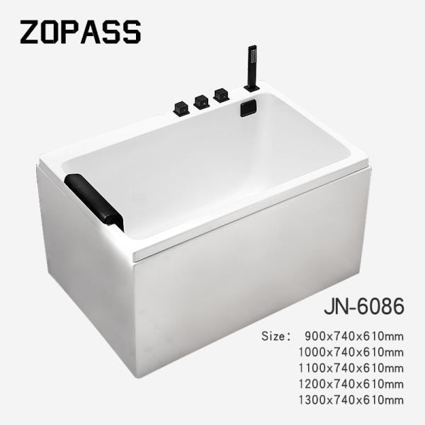 Length 1.3m Freestanding Air Massage Bathtubs Skirted Body Soaking