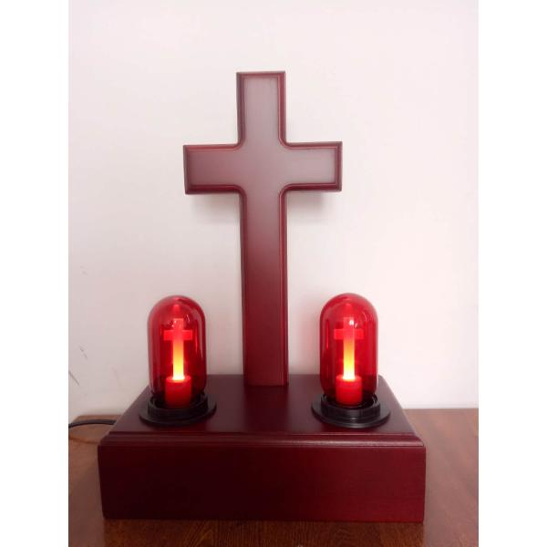Passion Of Jesus Decorative LED Bulbs Red Light E27 Glass T45 86v-264V 1W