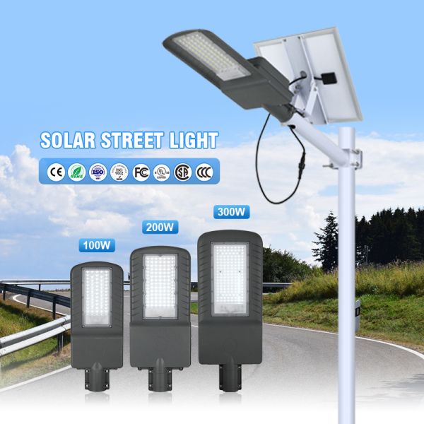 Outdoor LED Solar Street Light Waterproof IP65 Rating Garden Backyard Wall Courtyard Night Lighting