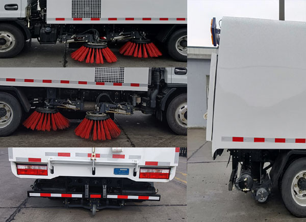 Fácil de operar Vehículo de limpieza de carreteras Reposición automática para limpieza municipal