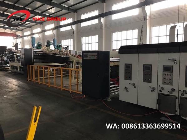 L'imprimante électrique Slotter Die Cutter de YKCS -1224 Flexo plient la machine de Gluer