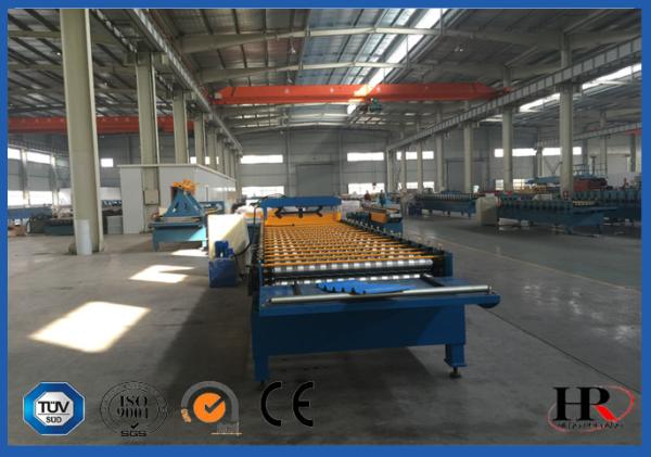 Arc Corrugated Metal Roofing Roll Forming Machine Beautiful High Speed