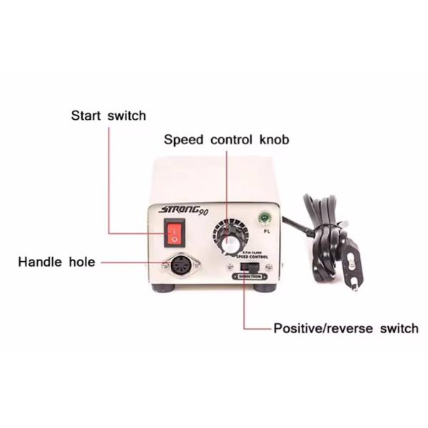 35000rpm Strong 90 Dental Micro Motor E Type Polishing Handpiece Dental Micromotor