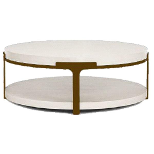 Современный мраморный белый круглый журнальный стол 120*70*45cm для пятизвездочной гостиницы