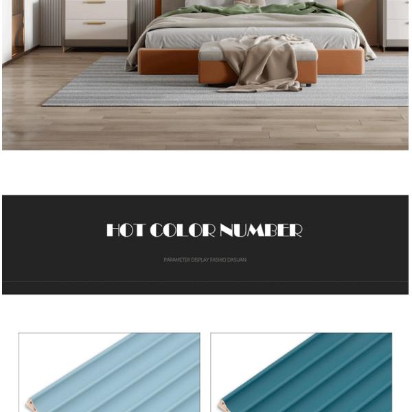 Панель гриля декоративного потолка 3D WPC деревянного на открытом воздухе 15mm круглая