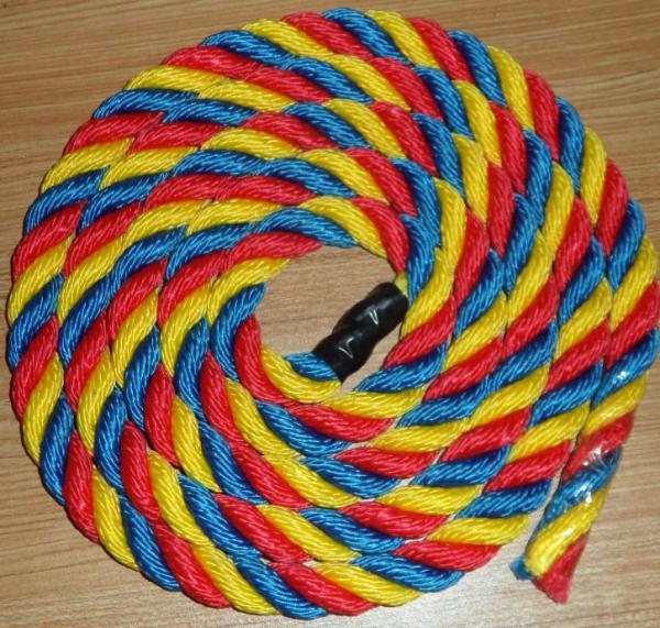 Color Climbing Polypropylene Playground Rope Net 12mm