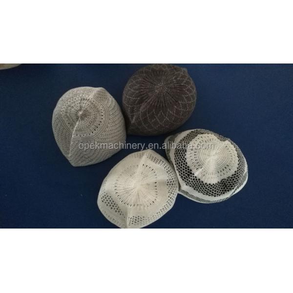 Jacquard Circular Warp Knitting Machine for Home Computerized Muslim Cap Knitting