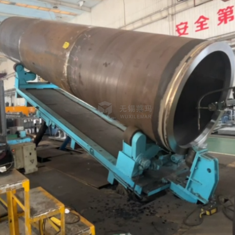 10T Load Welding Self Centering Rotator 0 - 45° Tilt Adjustment Turning Rolls