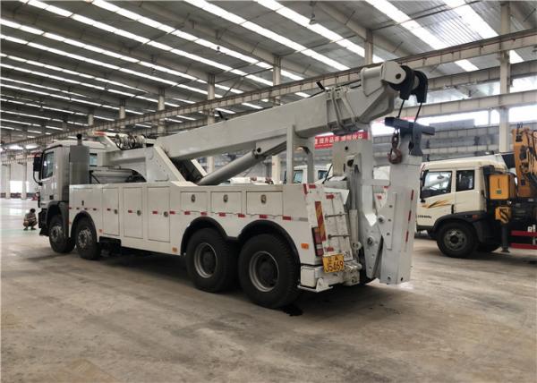 8x4 Drive ISO Certified Road Wrecker Truck Diesel Tank 85km/H Max Speed