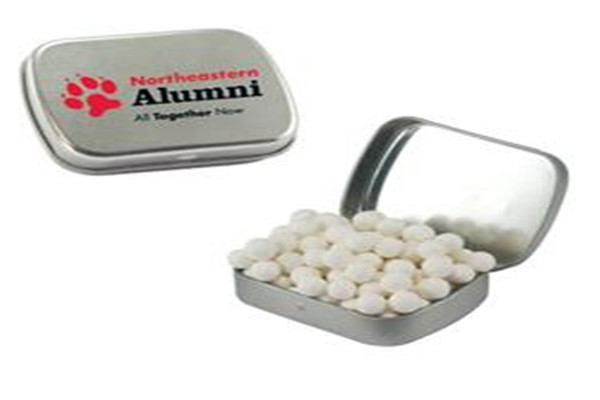 Custom Logo Printed Metal Tin Box 150g Food Grade Small Oval Candy Tin Box