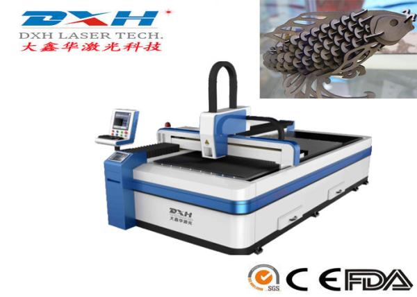 High Speed CNC Metal Laser Cutting Machine For Stainless Steel / Aluminum